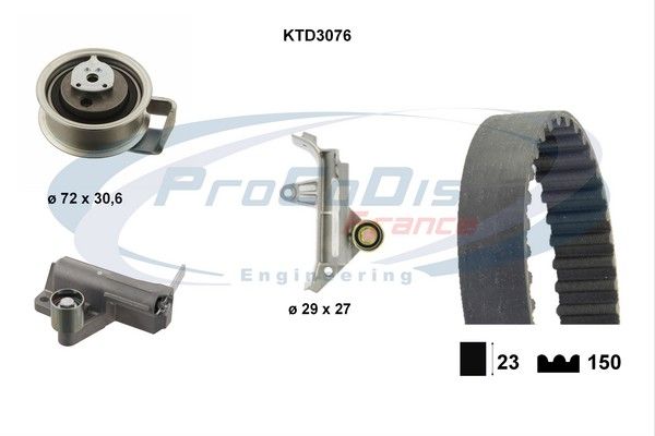 PROCODIS FRANCE Hammasrihma komplekt KTD3076